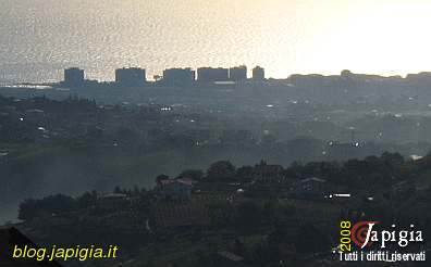 montesilvano in controluce