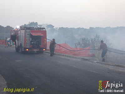 Fotorassegna: Incendio al Canalone