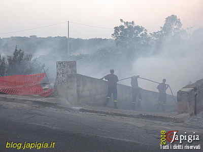 Fotorassegna: Incendio al Canalone