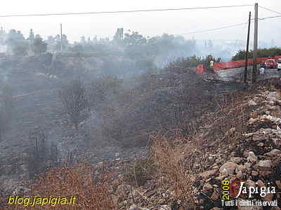 Fotorassegna: Incendio al Canalone