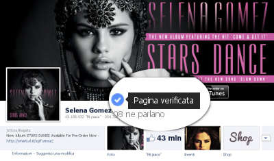 bollino blu su facebook