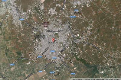 casarano mappa satellitare