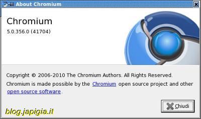 compilare chromium