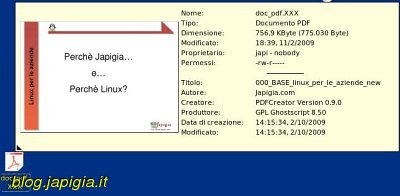 identificazione file
