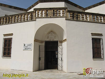 alezio, museo civico e parco archeologico