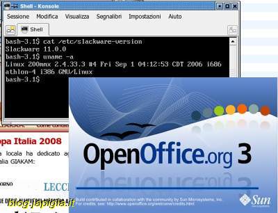 open office e slackware 11