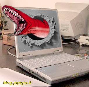 computer attaccato
